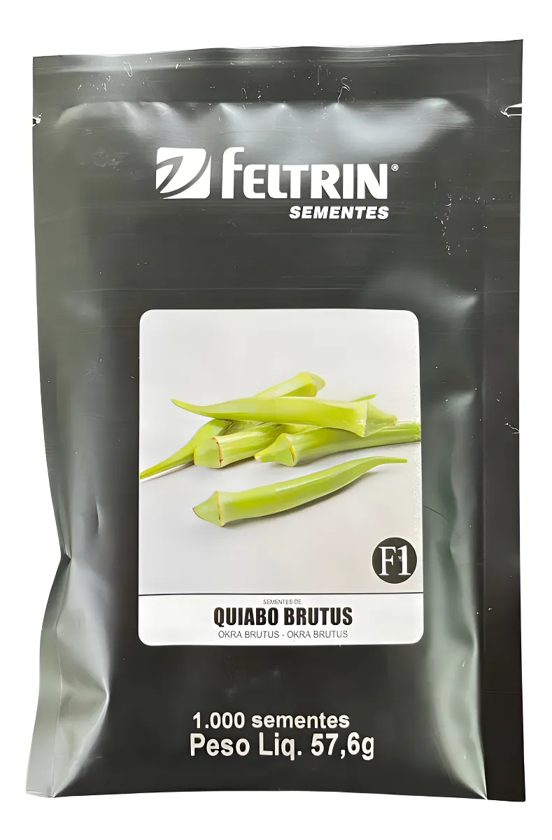 Quiabo Híbrido Brutus 1000 Sementes